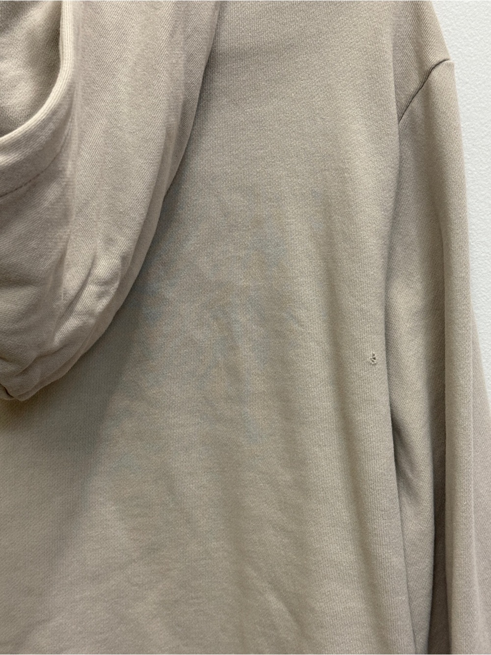Mixed Emotion Studded Taupe Zip-Up Hoodie Sweater - Picture 7 of 7